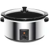 8Q SLOW COOKER Stainless Steel
