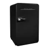 3.2CUFT RETRO BLACK FRIDGE