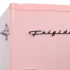 PINK RETRO BEVERAGE FRIDGE