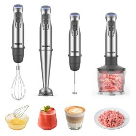 5-in-1 Handheld Blender With 600ml Mixing Beaker With L