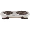1500W DBL BURNER BLK