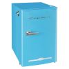 RETRO BLUE MINI FRIDGE 3.2CUFT W/BOTTLE OPENER