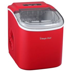 RED COUNTERTOP ICE MAKER