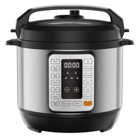 Pressure Cooker (Option: Silver  6QT)