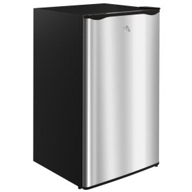 Single Door Compact Refrigerator (Option: Silver-510x465x885 mm)