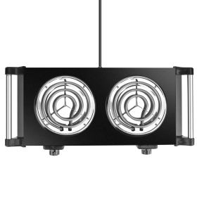 2000W Electric Dual Burner (Option: Black_Double)