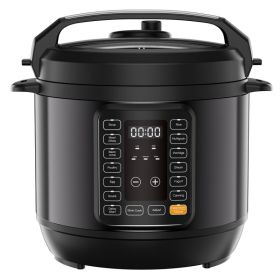 Pressure Cooker (Option: Black  6QT)