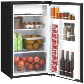Single Door Compact Refrigerator (Option: Black-510x465x885 mm)